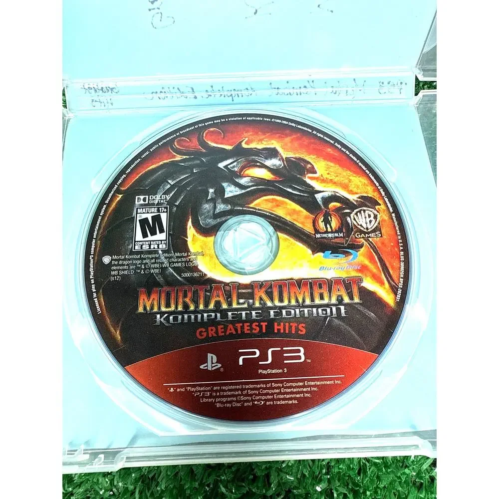 Mortal Kombat (Sony PlayStation 3, 2011, PS3) Authentic, disc only, tested